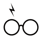 ستيكر فينيل Harry Potter glasses من T33