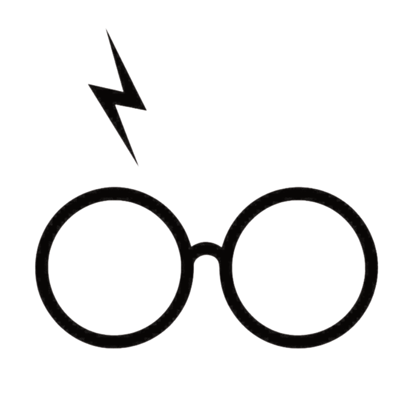 ستيكر فينيل Harry Potter glasses من T33
