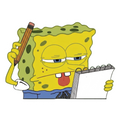ستيكر فينيل Spongebob 8 من T33