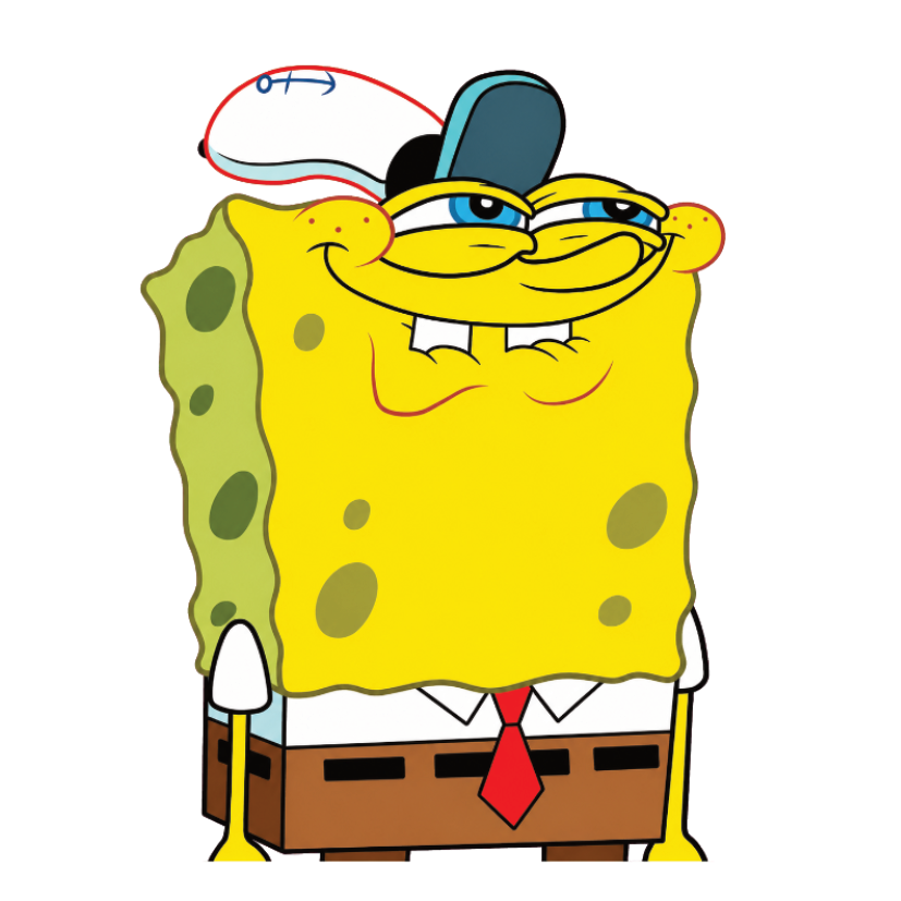 ستيكر فينيل Spongebob 9 من T33